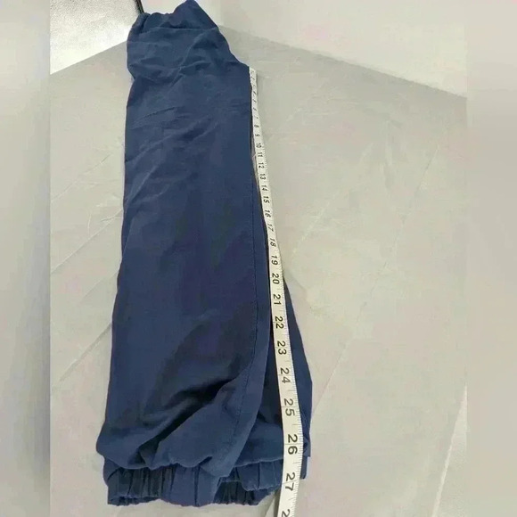 Athleta Girl Size XL Lined High Jump Jogger Blue Drawstring With Pockets - Picture 15 of 16